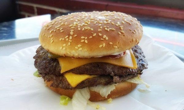 Double cheese burger! A must try.