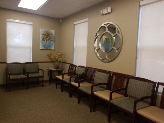 Nice spacious area and friendly staff waiting to help keep those pearly whites bright