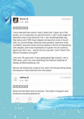 Two 5-star Yelp reviews! :-)