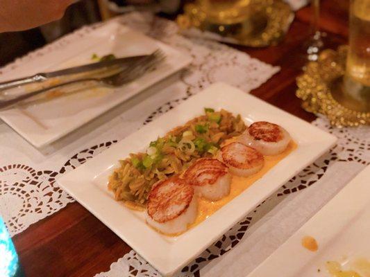 Grilled Sea Scallop Tapas