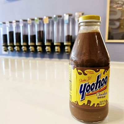 Truffle Shuffle: YooHoo with a double espresso.