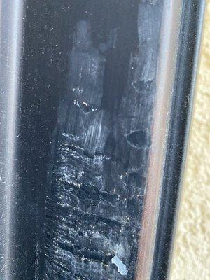 More damage to custom door ;(