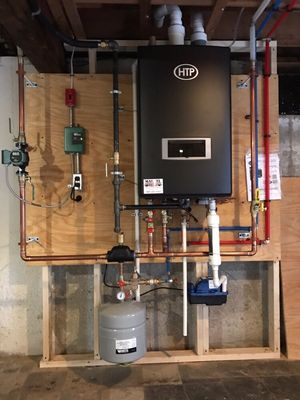 HTP 95%, high efficiency heat and hot water combo gas boiler. $1000 rebate