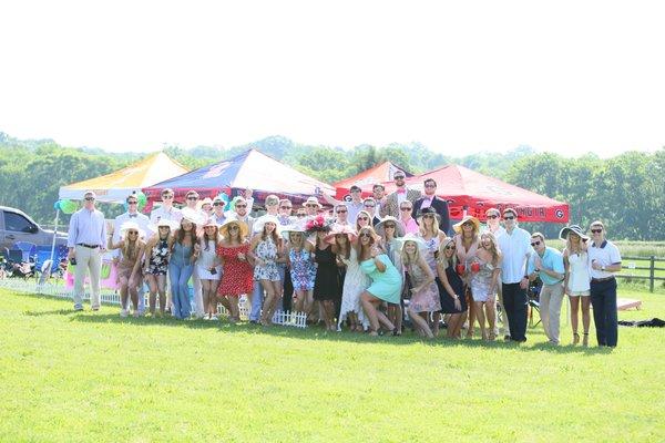 Party at the annual Iroquois Steeplechase in Nashville's Percy Warner Park.  #TNSteeplechase