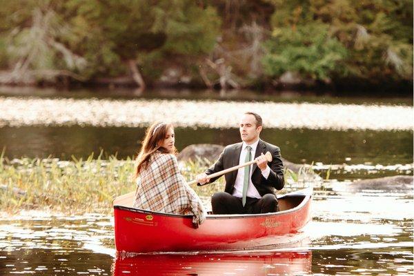 Elopement Wedding in Adirondacks Mountains.