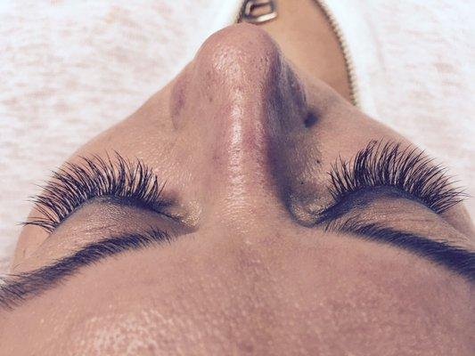 3D Volume eyelash extensions with Mya at Me Time Indulgence suite 109.