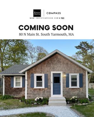 ocated in the heart of South Yarmouth, 80 N Main St. is a stunning 2-bed and 1-bath property that is soon to hit the market. Don't miss out!