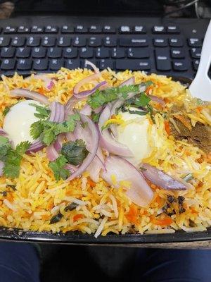 Swagath Boneless Goat Biryani