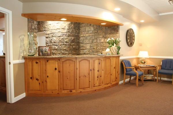 Reception area Dr. Gaona's office