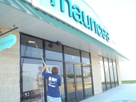 Store Front Window Cleaning (Monthly Service) Inside & Out