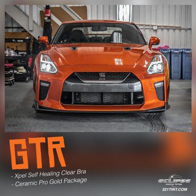 GTR with our XPEL Self-Healing Paint Protection Film and Ceramic Pro Gold Package