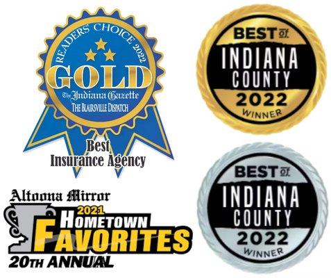 Your local, award-winning, independent insurance agency!