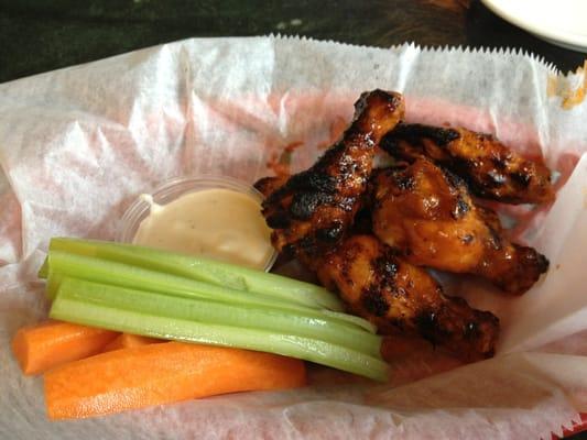 Charred Buffalo Wings