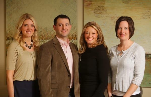 Dr. Debra Lawrence, Dr. Josh Ward, Dr. Brandie Martin & Dr. Amy Johnson