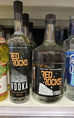 Yes they got in the new Red Rocks Vodka!  It's so smooth and delicious. It's my new go to!