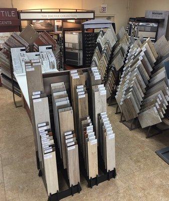 We have the largest selection of wood plank tile!!!