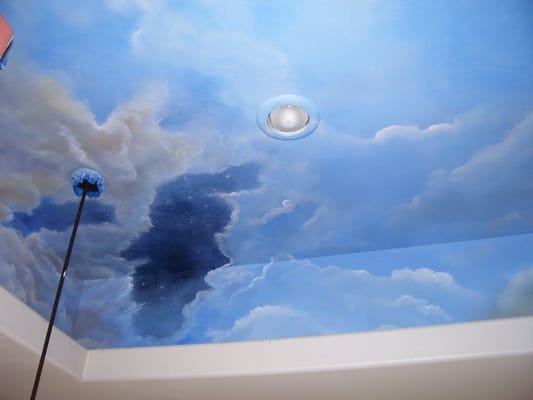 Clouds in kitchen area