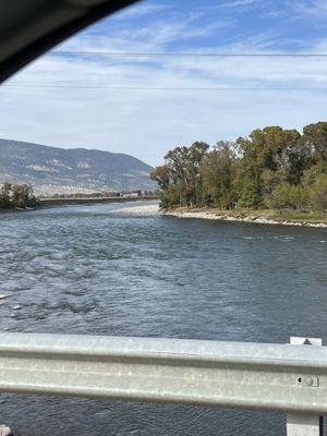 Yellowstone flowing past KOA