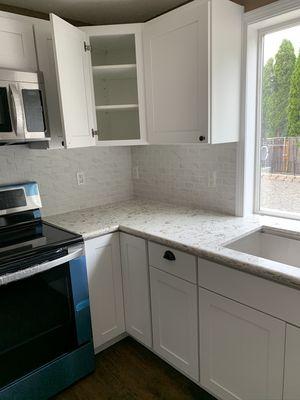 Kitchen cabinets and countertops