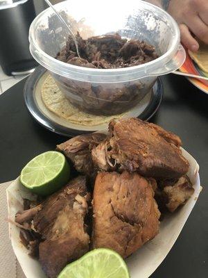 Carnitas and Barbacoa