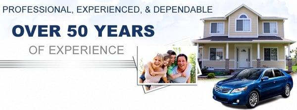 Professional, Experienced and Dependable.   Over 50 years of experience.