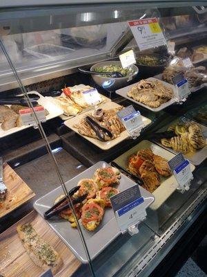 New grab n go dinner selections. Salmon, chicken and other meats with healthy sides for 10.99