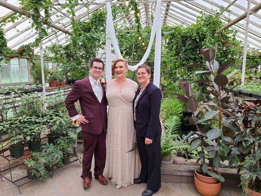 Greenhouse wedding!