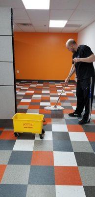 We offer complete commercial cleaning and janitorial services. Free Estimates!