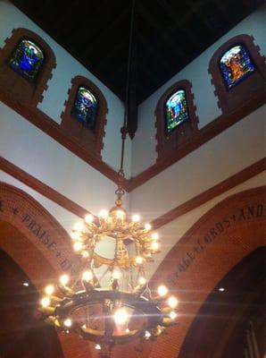 Interior view at the Cathedral Of All Souls.