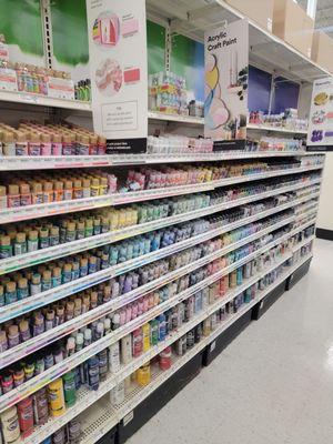 Acrylic craft paint isle