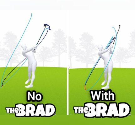 Using my 7 iron.. Then using TheBrad the difference is this dramatic..