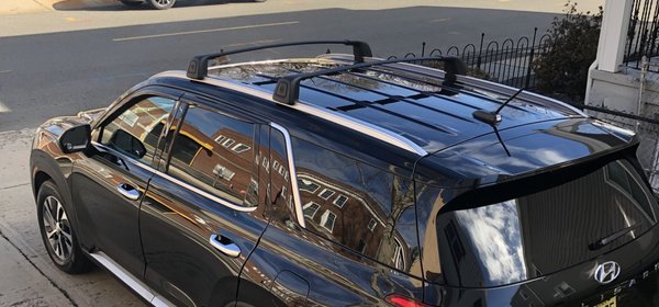 Truck roof rack was replaced