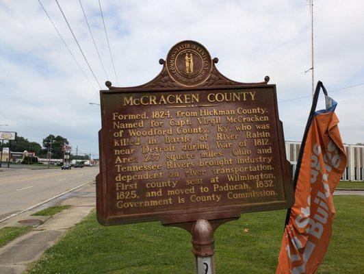 Paducah - McCracken County Historical Marker