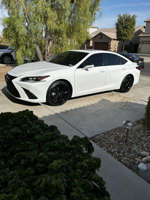 2023 Lexus es350 f sport full service detail