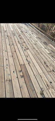 Lower back deck