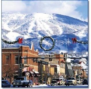 Beautiful view from downtown Steamboat Springs.