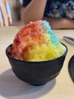 complementary shave ice