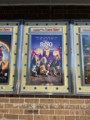 The poster for Sing 2, one of my new favorite movies of all time. Taken on December 22, 2021.