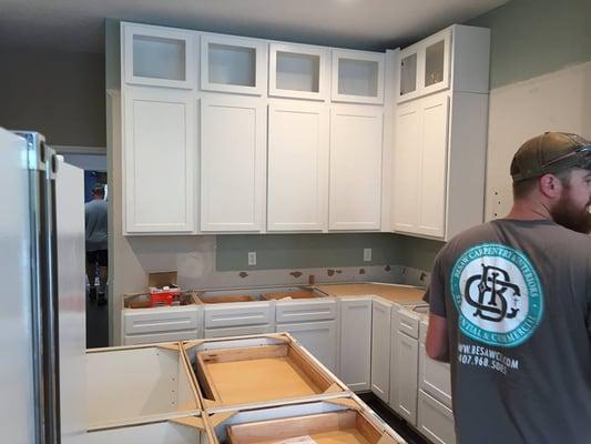 Kitchen Cabinet Install