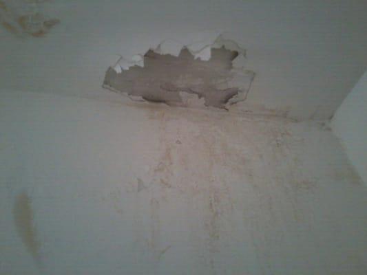 crumbling ceiling