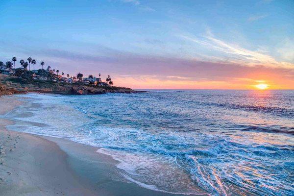 La Jolla cove. Another beautiful sunset.