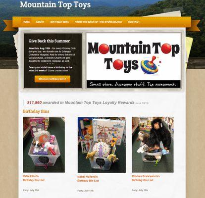 Mountain Top Toys, a Learning Express store