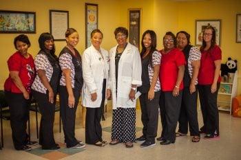 Dr. Sweeten and Dr. Williams-Neal alongside their staff of Comprehensive Medical Associates.