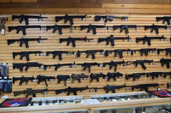 Huge firearm inventory