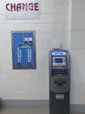 Coin machine and ATM on site for your convenience!