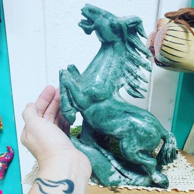 Jade Horse Carving XLg