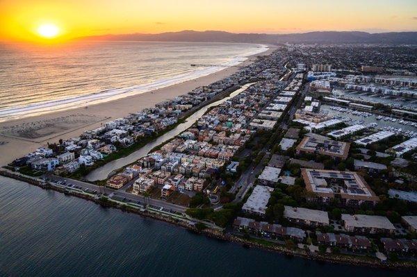 The Marina Del Rey Peninsula