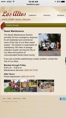 City of Los Altos Maintenance Department