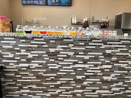 Here is all the choices Boba popping