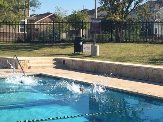 Polar bear swim Mueller style